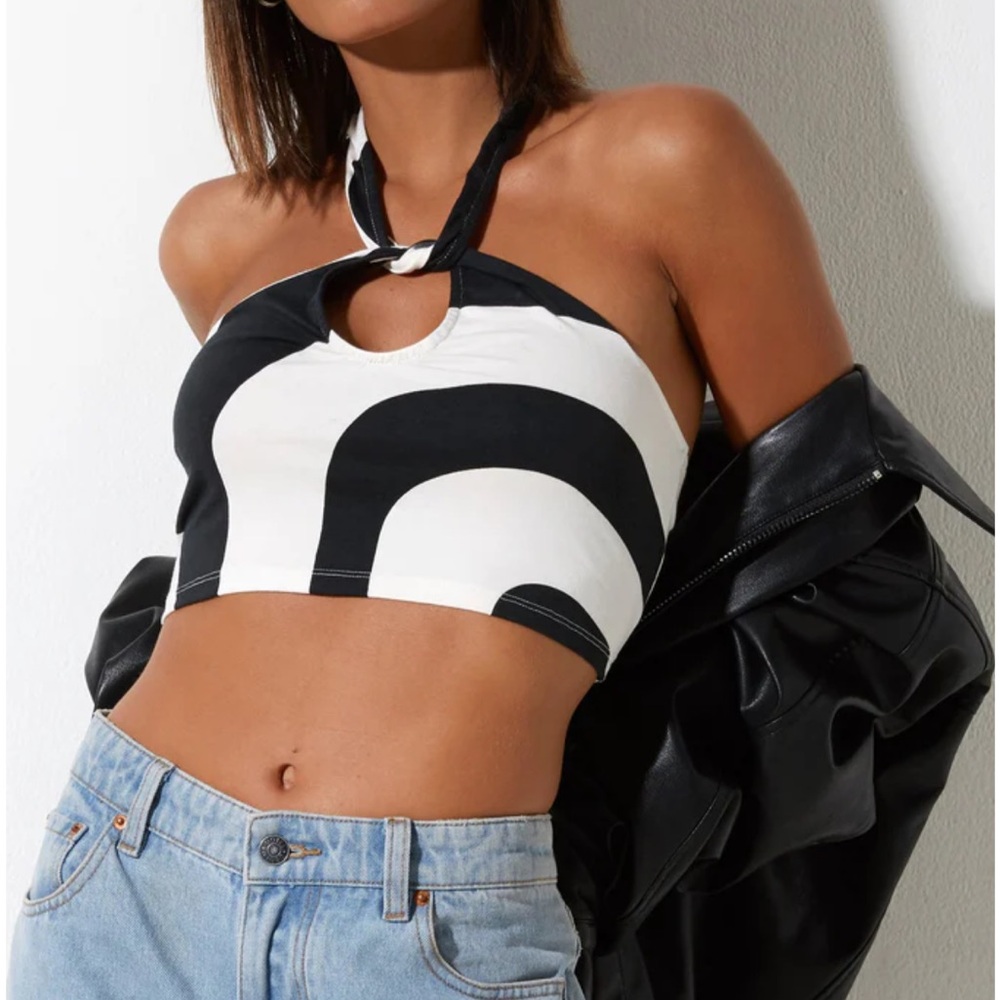 Motel Rocks Swirl Halter Top - Picture 3 of 5